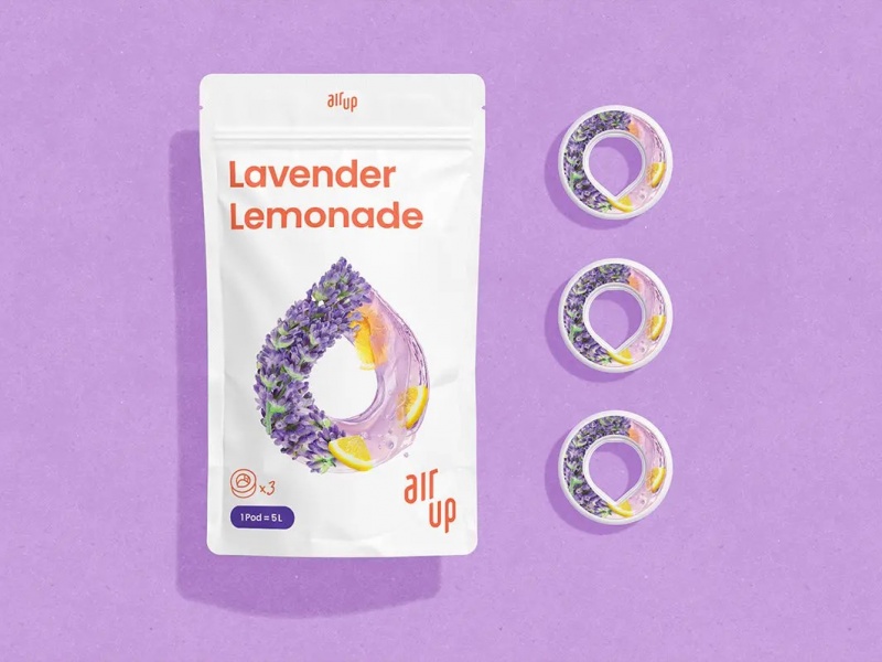 Lavender Air Up Lavender Lemonade Flavoured Pods | qlJwOOSIwhX