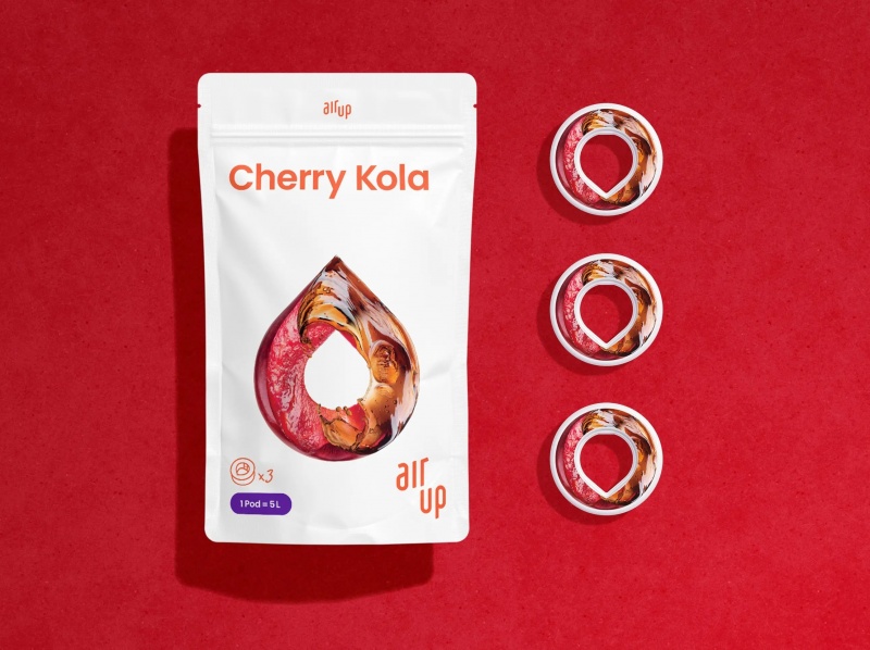 Pink Air Up Cherry Kola Flavoured Pods | ZVonHFTr63e